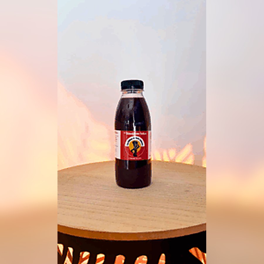 Le Bissap de Fatou, bouteille d'infusion d'hibiscus